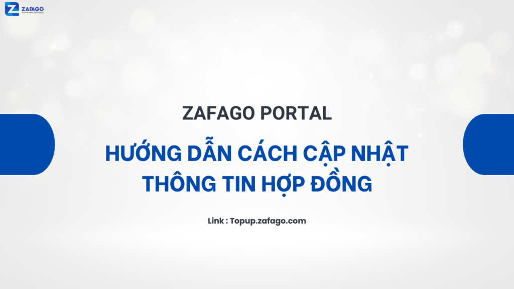 Hướng dẫn cách cập nhật thông tin hợp đồng