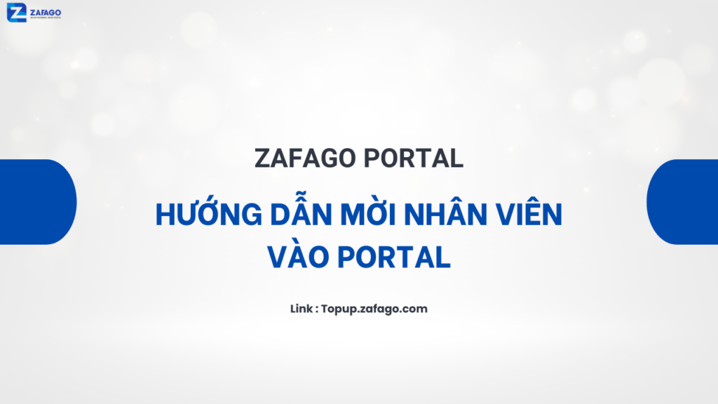 Hướng dẫn mời nhân viên vào Portal