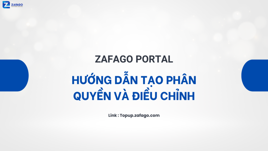 Hướng dẫn tạo phân quyền và điều chỉnh