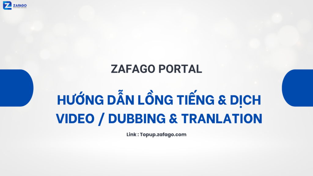 Hướng dẫn Lồng tiếng & dịch video AI