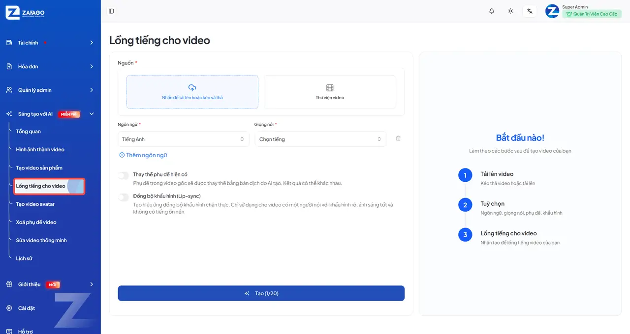Lồng Tiếng Cho Video